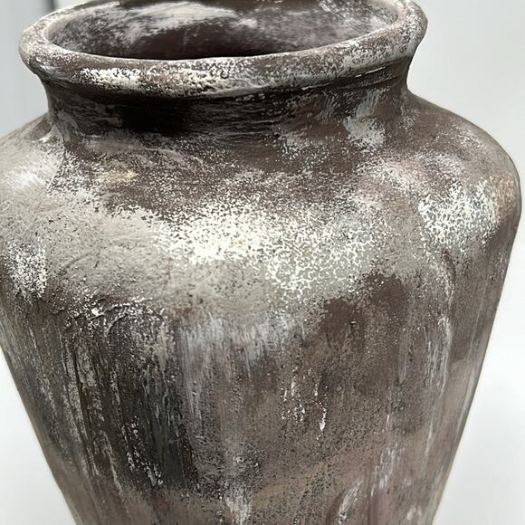 Hand Painted Faux Stone Vase - Picture 10 of 12